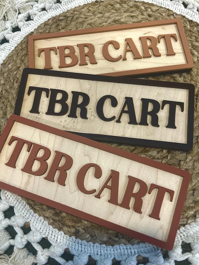 TBR Cart Sign