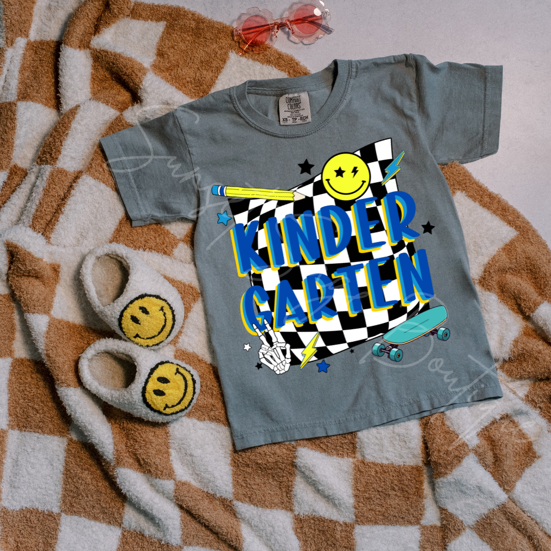Blue Checkered Kindergarten