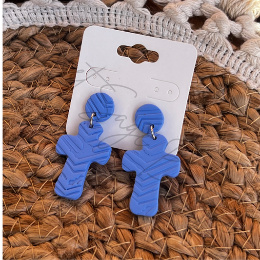 Blue Cross Dangles