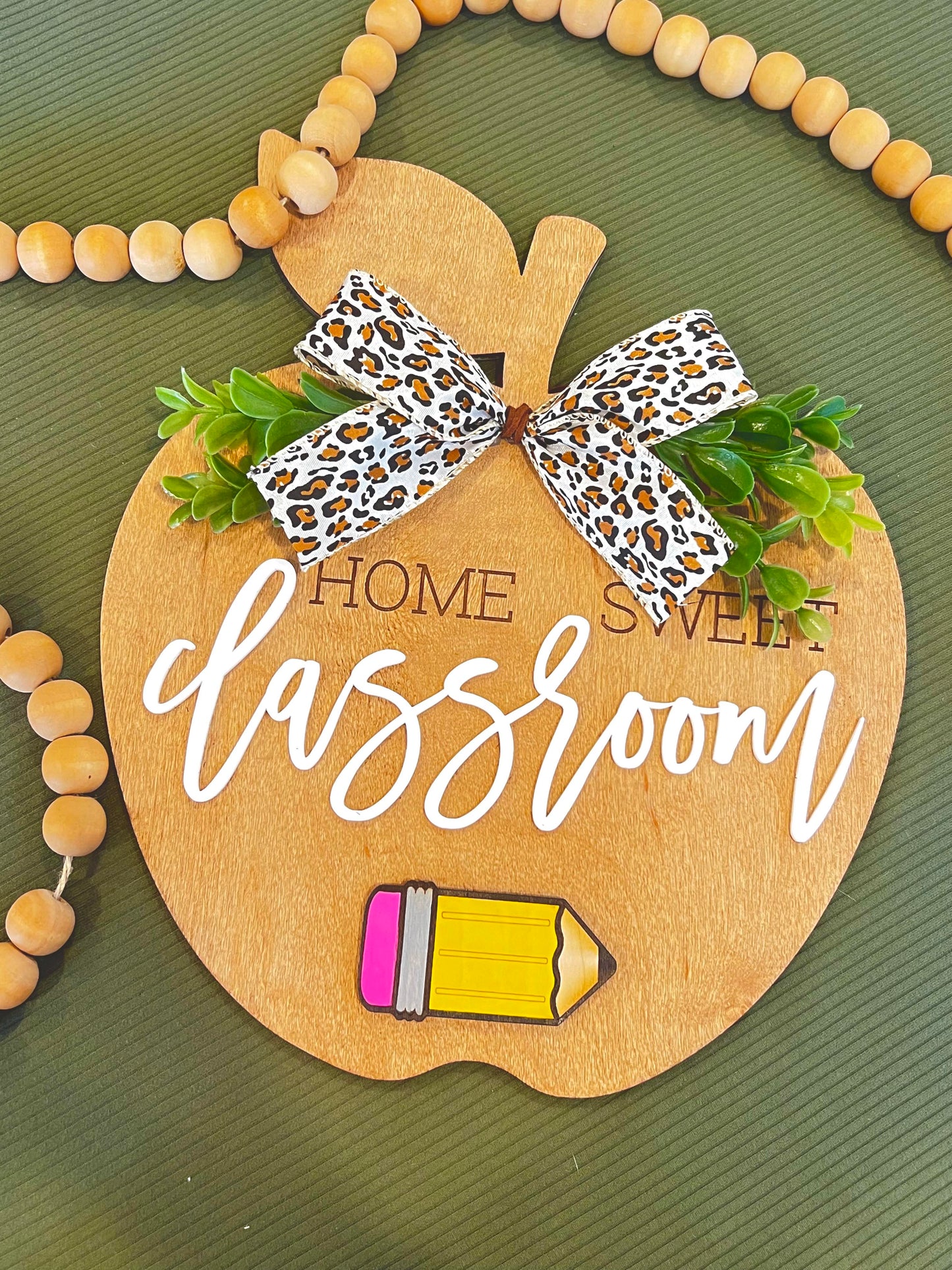 Classroom Wooden Sign