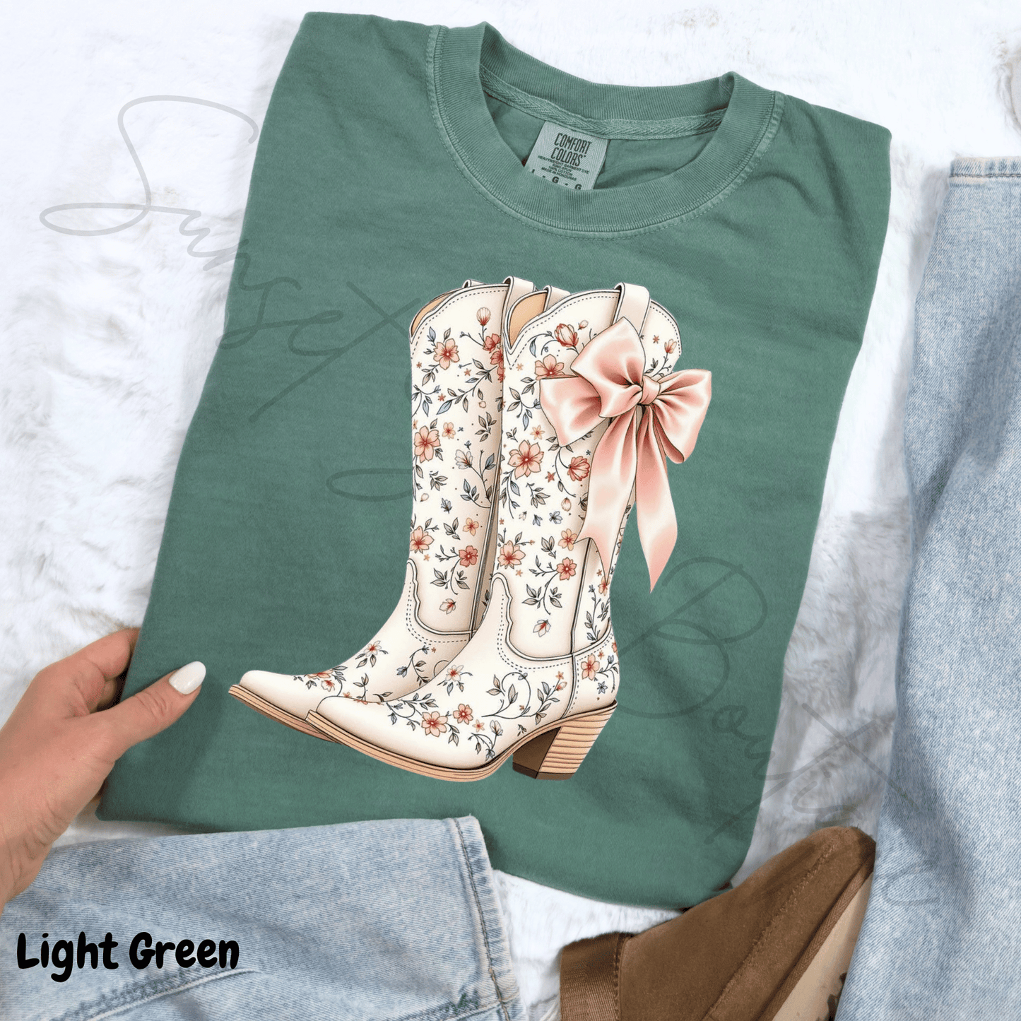 Floral Boots