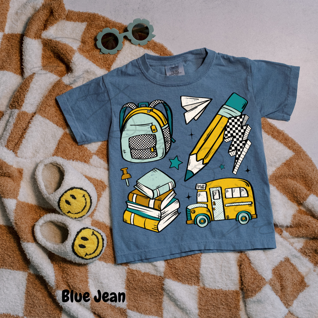 Boy School Collage