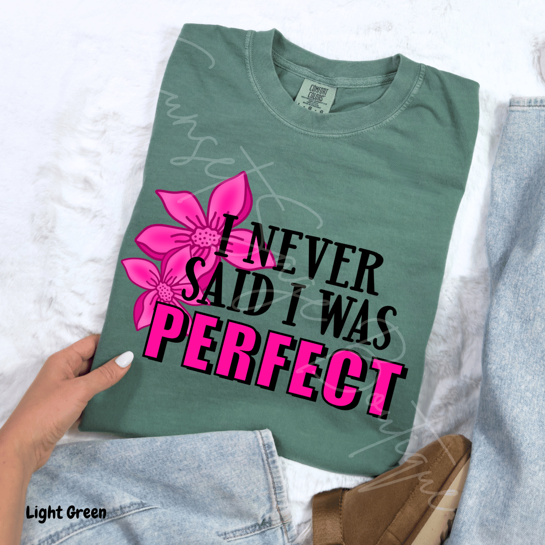 I Never Said I Was Perfect