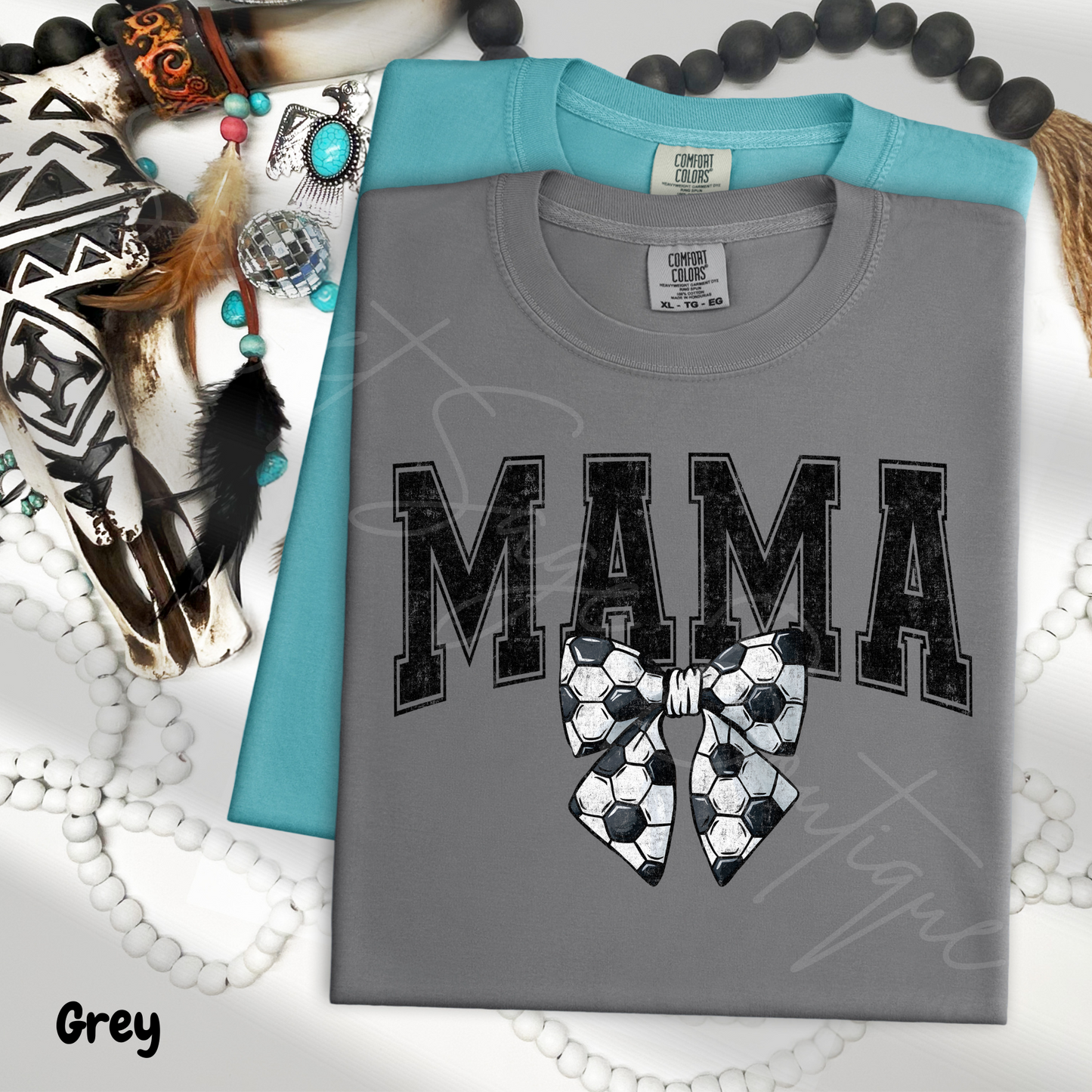 Soccer Bow Mama