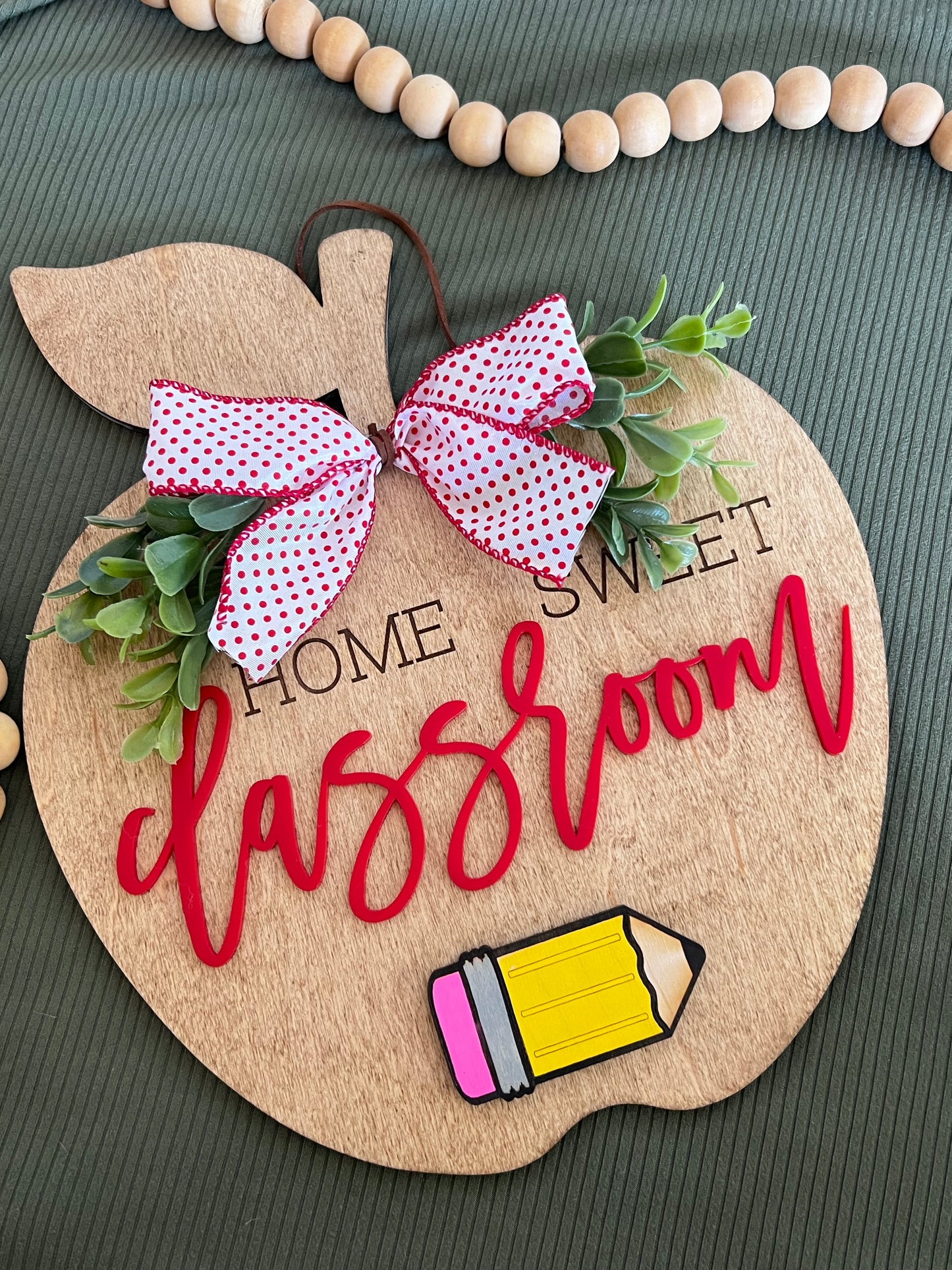 Classroom Wooden Sign