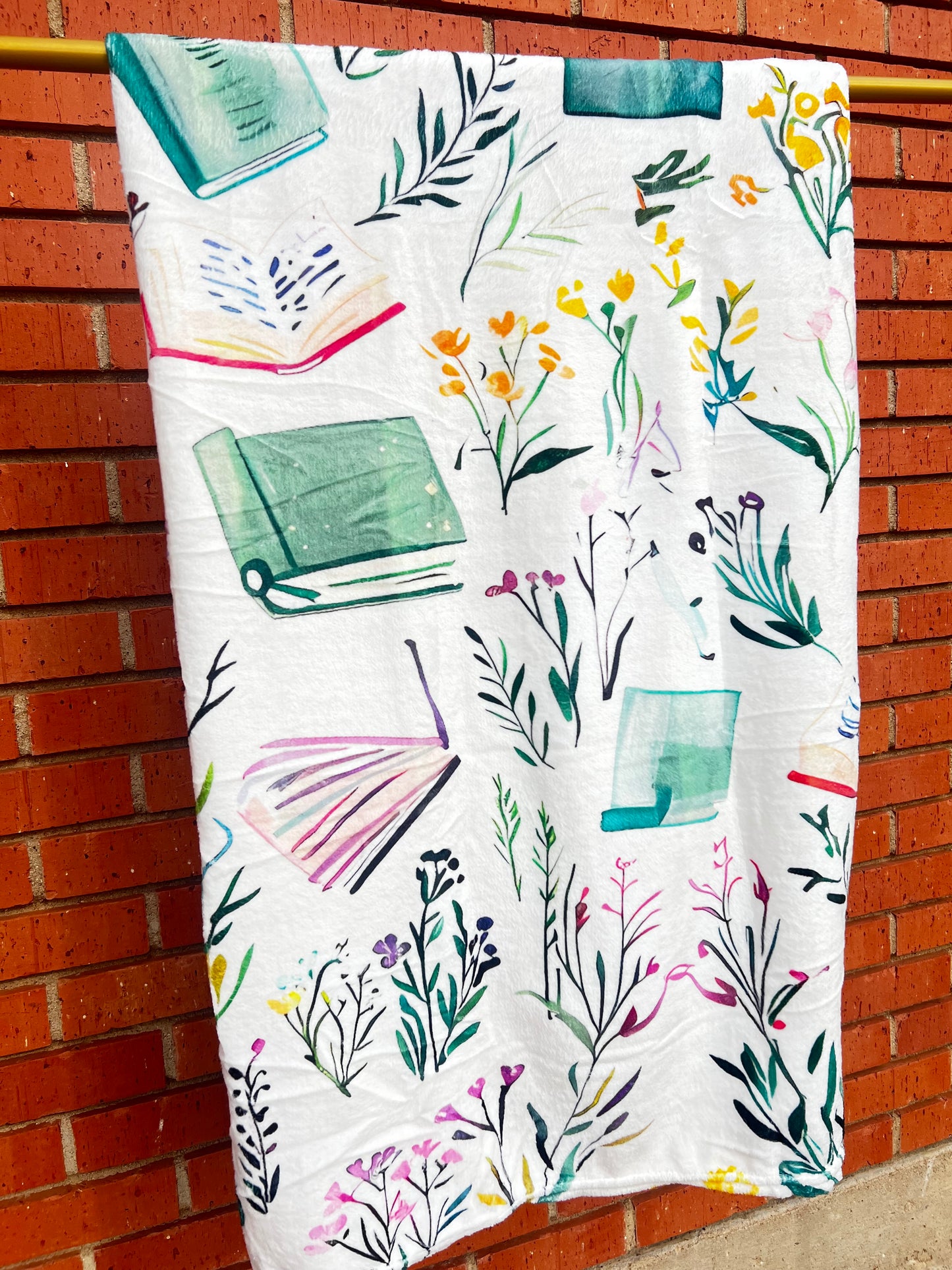 Book Girl Blanket