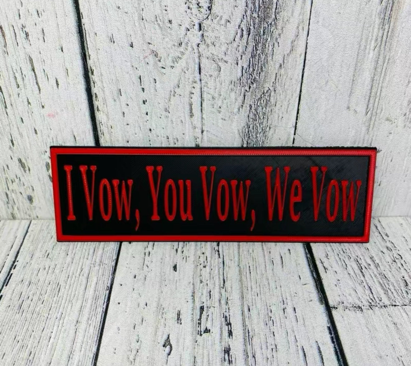 I Vow, You Vow, We Vow