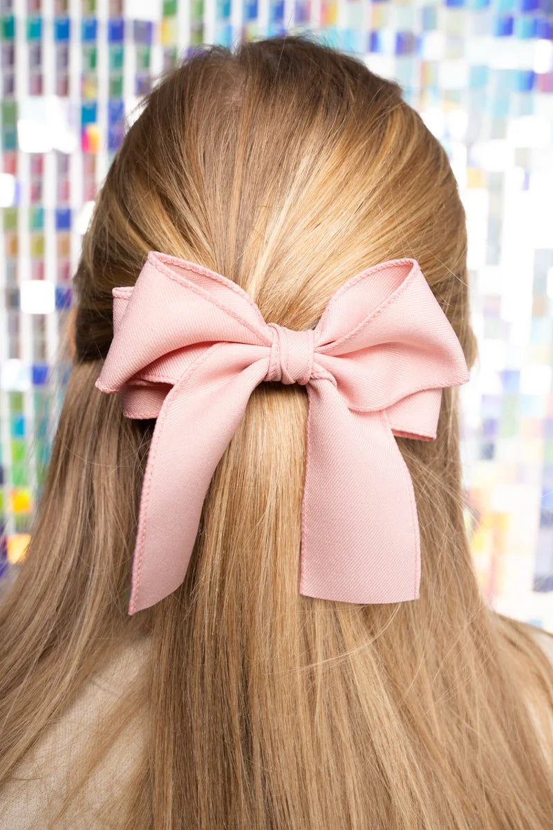 Perfectly You Pink Hair Bow Barrette