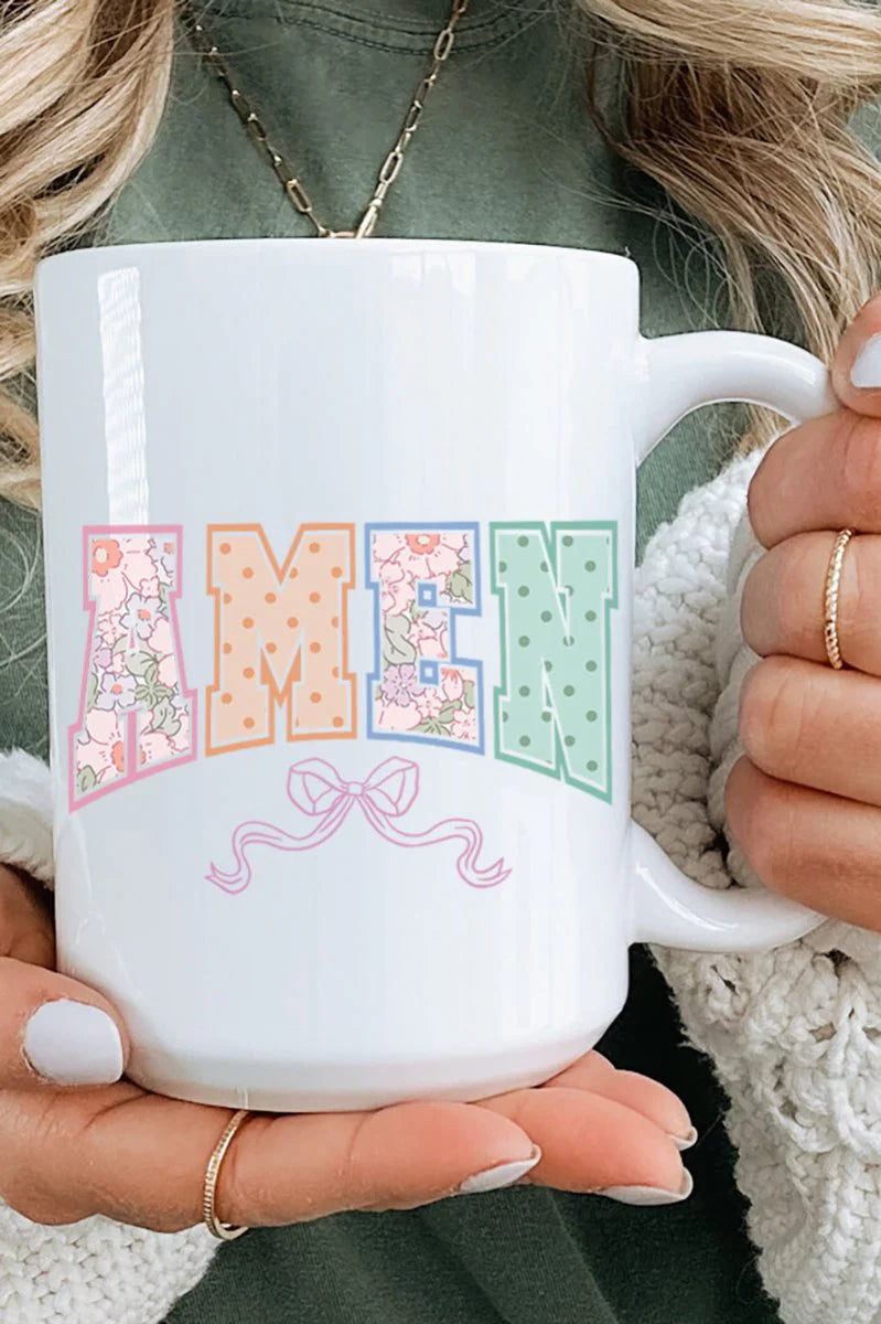 Springtime Amen Ceramic Mug