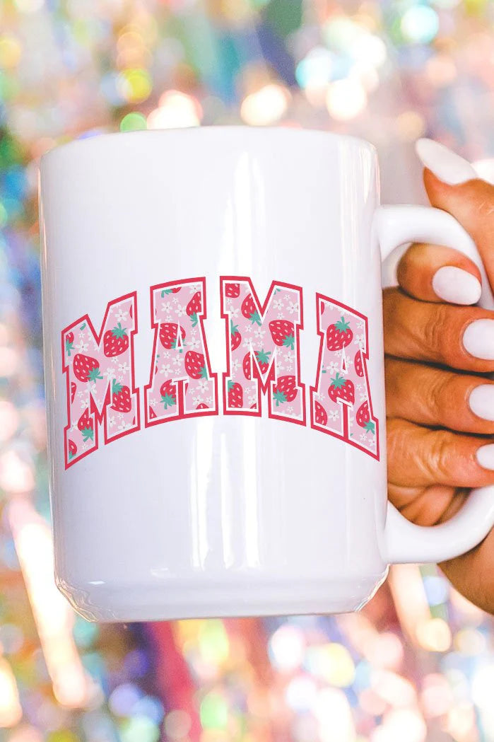 Strawberry Fields Mama Ceramic Mug