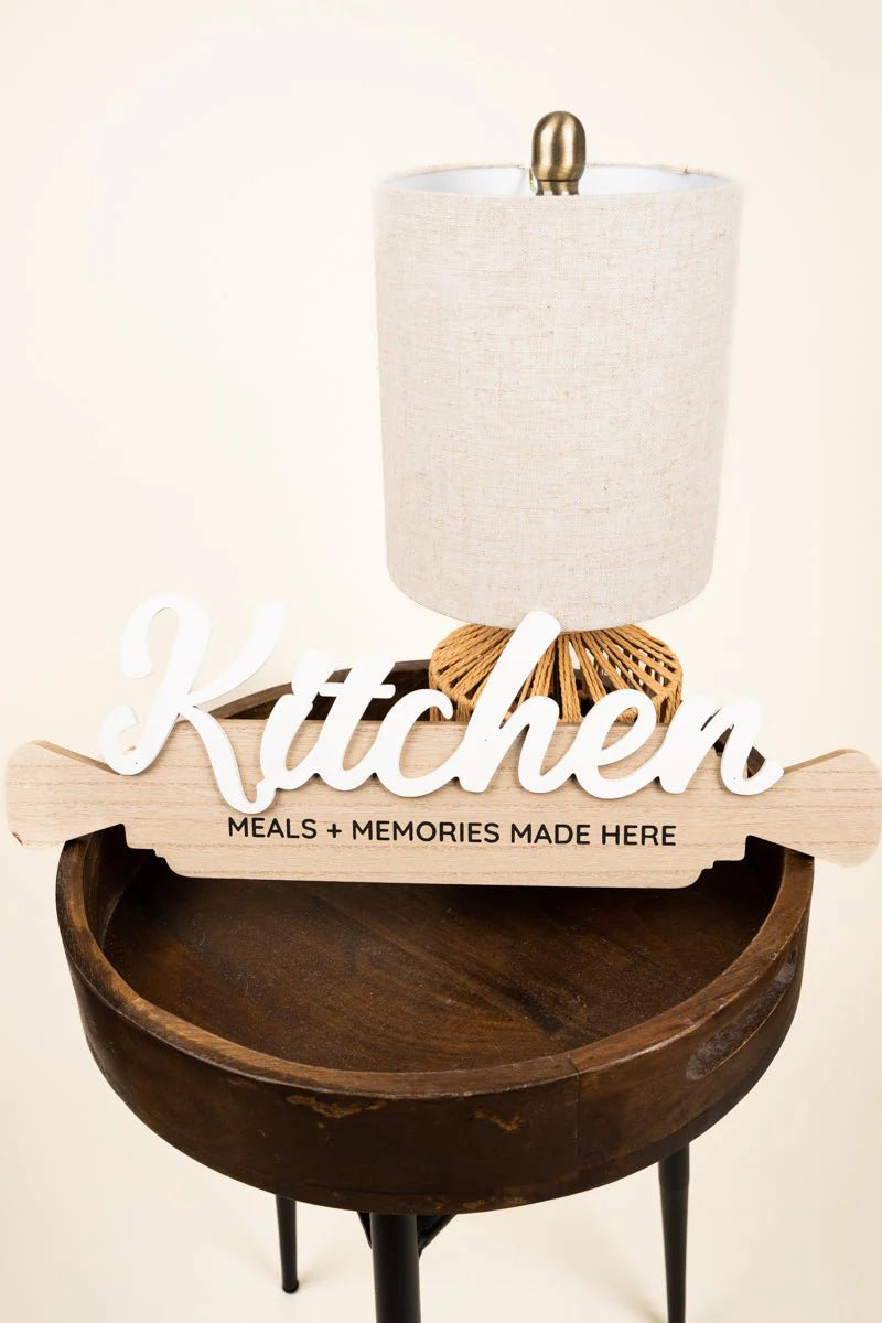 'Kitchen' Wood Hanging Rolling Pin