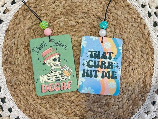 Felt Car Tags