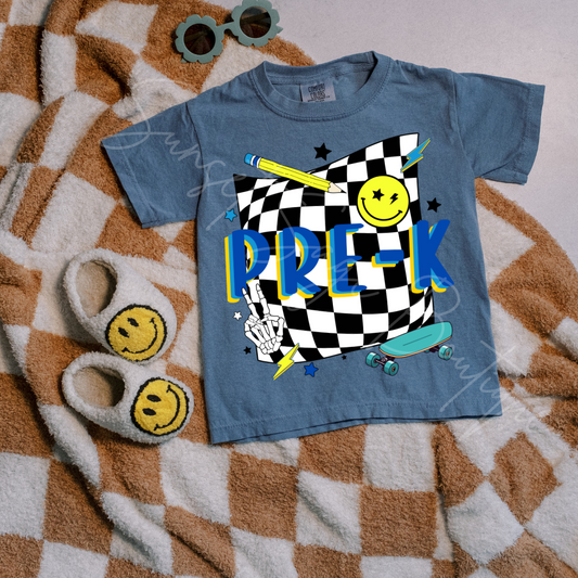 Blue Checkered Pre-K