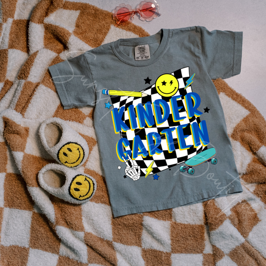 Blue Checkered Kindergarten