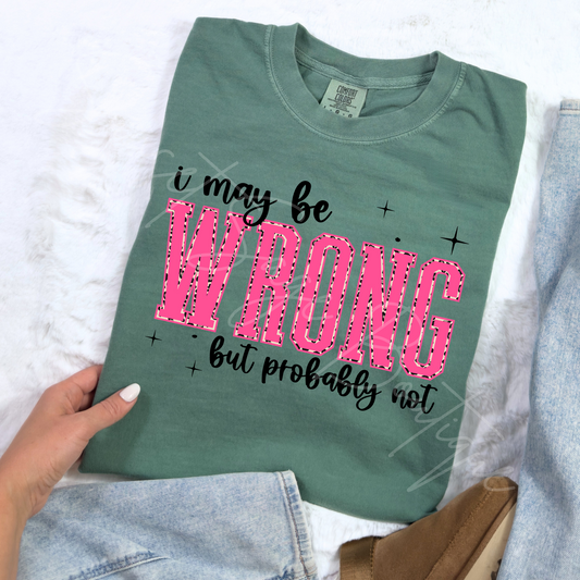 Be Wrong