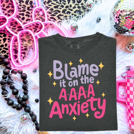 Blame it on the Anxiety