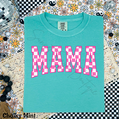 Pink Mama Checkered