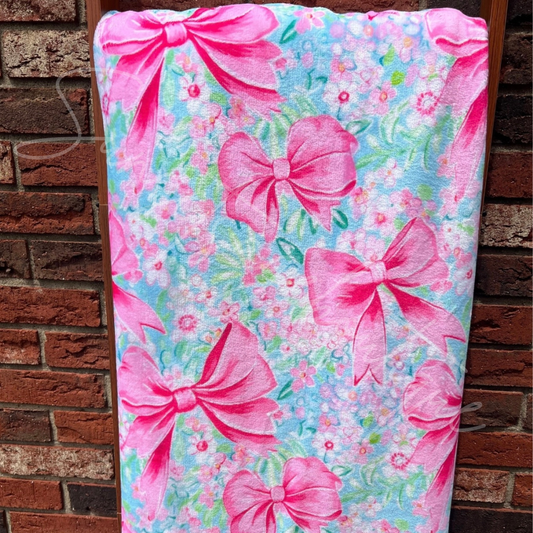 Pink Bow Floral