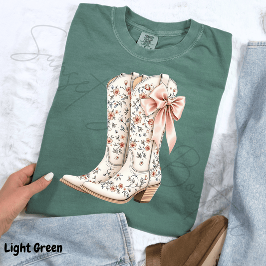 Floral Boots