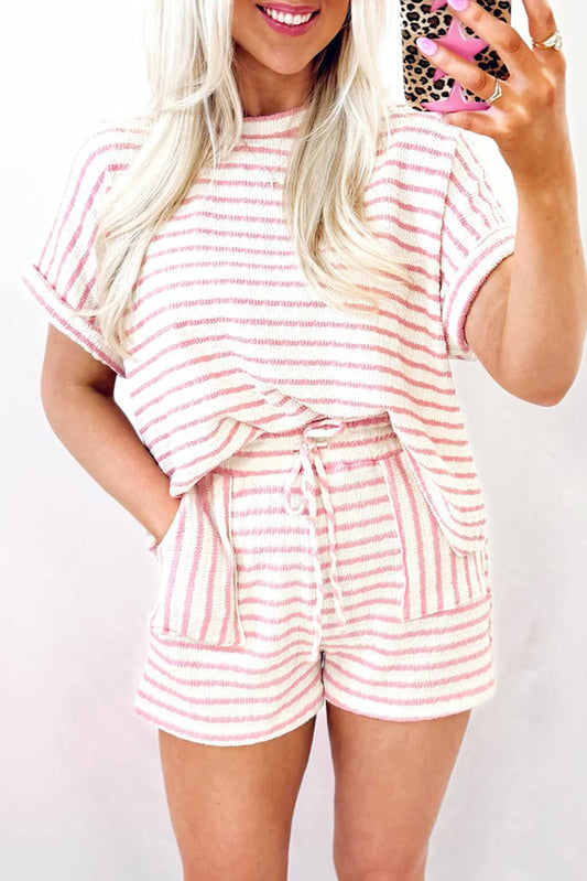 Pink Striped Set