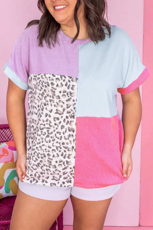 Leopard Color Block