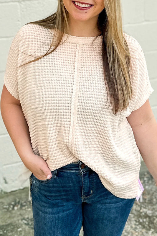 Beige Waffle Shirt