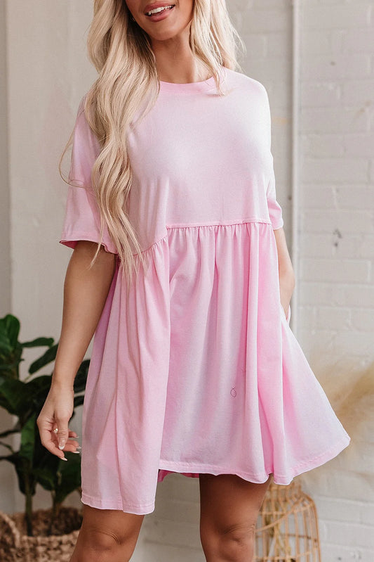 Light Pink Babydoll Dress