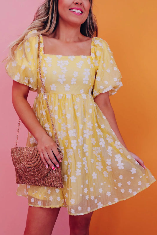 Yellow Flower Dress