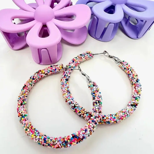 Sparkly Multicolor Earrings