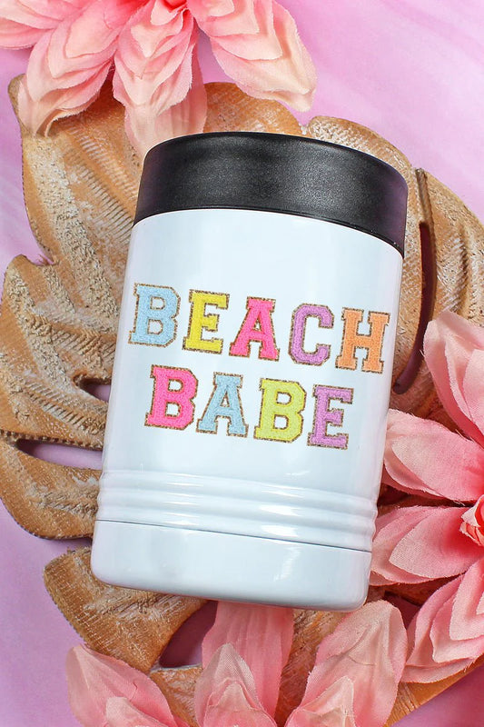 Beach Babe Colorful Stainless Steel Hugger 12oz
