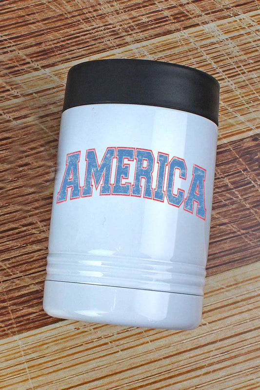 Grunge Arched America Stainless Steel Hugger 12oz