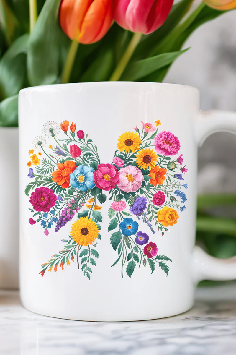 Coquette Wildflowers Ceramic Mug