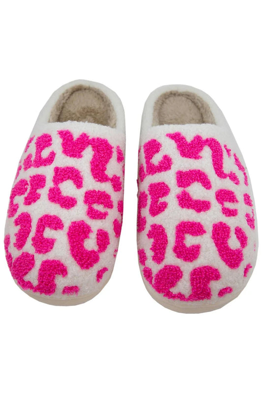 Hot Pink Leopard Fuzzy